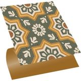 Tink Kendinden Yapışkanlı Duvar kaplama Yeşil Metraj Desenli Pvc Karo 30X30 cm (33 Adet) 3 M² - 30 x 30 - Çok Renkli
