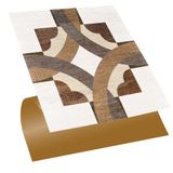Tink Kendinden Yapışkanlı Fayans Çıkartması, Zemin Duvar Kaplama, Yapışkanlı Fayans Kaplama PVC Karo Ahşap 004 Desenli 30x30 cm (4 Adet / 0,36 m²)