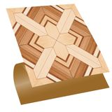 Tink Kendinden Yapışkanlı Fayans Çıkartması, Zemin Duvar Kaplama, Yapışkanlı Fayans Kaplama PVC Karo Ahşap 012 Desenli 30x30 cm (4 Adet / 0,36 m²)