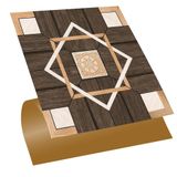 Tink Kendinden Yapışkanlı Fayans Çıkartması, Zemin Duvar Kaplama, Yapışkanlı Fayans Kaplama PVC Karo Ahşap 015 Desenli 30x30 cm (4 Adet / 0,36 m²)
