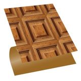 Tink Kendinden Yapışkanlı Fayans Çıkartması, Zemin Duvar Kaplama, Yapışkanlı Fayans Kaplama PVC Karo Kare Ahşap Desenli 30x30 cm (33 ADET) 3 m²