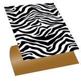Tink Kendinden Yapışkanlı Fayans Çıkartması, Zemin Duvar Kaplama, Yapışkanlı Fayans Kaplama PVC Karo Zebra Desenli 30x30 cm (11 Adet / 1 m²)