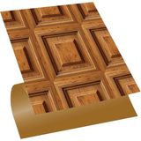 Tink Kendinden Yapışkanlı Fayans Kare Ahşap Desenli Pvc Karo 30X30 cm (4 Adet) 0,36M² - 30 x 30 - Çok Renkli