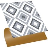 Tink Kendinden Yapışkanlı Geometrik 031 Desenli Pvc Karo 30X30 cm (56 Adet) 5m2