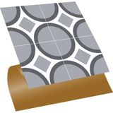 Tink Kendinden Yapışkanlı Geometrik 035 Desenli Pvc Karo 30X30 cm (56 Adet) 5m2