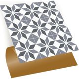 Tink Kendinden Yapışkanlı Geometrik 037 Desenli Pvc Karo 30X30 cm (56 Adet) 5m2