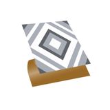 Tink Kendinden Yapışkanlı Geometrik 04 Desenli Pvc Karo 30X30 cm (4 Adet) 0,36 M2