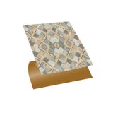 TİNK Kendinden Yapışkanlı Gold Çiçek Desenli Pvc Karo 30x30 Cm (4 ADET) 0,36 M2