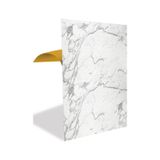 Tink Kendinden Yapışkanlı Gri Çizgili Desenli Pvc Panel 41x62 Cm