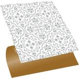 Tink Kendinden Yapışkanlı Gri Motifli Desenli Pvc Karo 30X30 cm (11 Adet) 1m2