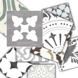 Tink Kendinden Yapışkanlı Ingiliz Desenli Pvc Karo 15 x 15 cm 10'lu Paket