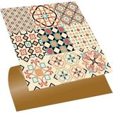 Tink Kendinden Yapışkanlı Japon Desenli Pvc Karo 30 x 30 cm (33 Adet) 3m2