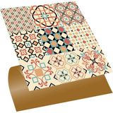 Tink Kendinden Yapışkanlı Japon Desenli Pvc Karo 30X30 cm (4 Adet) 0,36 M2