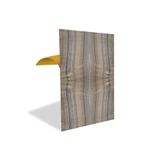 Tink Kendinden Yapışkanlı Kahve Sıralı Desenli PVC Panel (41x62 cm / 4 Adet (1 m²))
