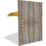 Tink Kendinden Yapışkanlı Kahve Sıralı Mermer Desenli Pvc Panel 41X62 cm (12 Adet) 3 M²