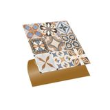 Tink Kendinden Yapışkanlı Karma Afrika Desenli Pvc Karo 30X30 cm (56 Adet) 5m2