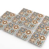 Tink Kendinden Yapışkanlı Karma Fas 010 Desenli PVC Karo 30x30 cm 11 Adet / 1 m²