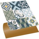 Tink Kendinden Yapışkanlı Karma Green Desenli Pvc Karo 30X30 cm (56 Adet) 5m2