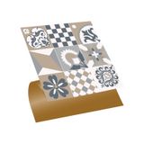 Tink KENDİNDEN YAPIŞKANLI KARMA KAHVE DESENLİ PVC KARO 30X30 CM