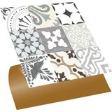Tink Kendinden Yapışkanlı Karma Londra Desenli Pvc Karo 30X30 cm (56 Adet) 5m2