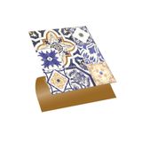 Tink Kendinden Yapışkanlı Karma Mavi Çini Desenli Pvc Karo 30x30 cm 4 Adet 0,36 M2