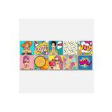 Tink KENDİNDEN YAPIŞKANLI KARMA POPART DESENLİ PVC KARO 15X15 CM 10'LU PAKET