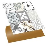 Tink Kendinden Yapışkanlı Londra Desenli PVC Karo 30x30 cm (56 Adet / 5 m²)