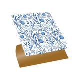 Tink Kendinden Yapışkanlı Mavi Sarmaşık Desenli Pvc Karo 30x30 Cm