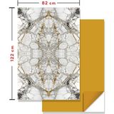 Tink Kendinden Yapışkanlı Mermer Desenli Panel Taş Mermer Desen 82X122 (5 Adet ) 5 M2