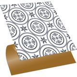 Tink Kendinden Yapışkanlı Mutfak Kaplama Geometrik 030 Desenli Pvc Karo 30X30 cm (56 Adet) 5m2