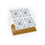 Tink Kendinden Yapışkanlı Mutfak Kaplama Geometrik 034 Desenli Pvc Karo 30X30 cm (11 Adet) 1m2