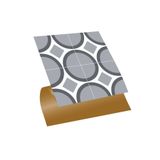 Tink Kendinden Yapışkanlı Mutfak Kaplama Geometrik 035 Desenli Pvc Karo 30X30 cm (11 Adet) 1m2