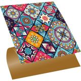 Tink Kendinden Yapışkanlı Pembe Karo Desenli Pvc Karo 30 x 30 cm (33 Adet) 3 M²