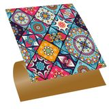 Tink Kendinden Yapışkanlı Pembe Karo Desenli PVC Karo 30x30 cm 11 Adet / 1 m²