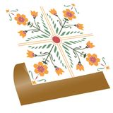 Tink Kendinden Yapışkanlı Portakal Çiçeği Desenli PVC Karo 30x30 cm (11 Adet / 1 m²)