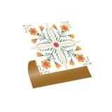 TİNK Kendinden Yapışkanlı Portakal Çiçeği Desenli Pvc Karo 30x30 Cm (33 ADET) 3 M²
