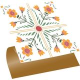 Tink Kendinden Yapışkanlı Portakal Çiçeği Desenli Pvc Karo 30X30 cm (56 Adet) 5m2