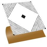 Tink Kendinden Yapışkanlı PVC Karo, Yapışkanlı Fayans Kaplama, Fayans Çıkartması, Duvar Zemin Kaplama Siyah Karo Desenli 30x30 cm (4 Adet / 0,36 m²)