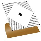 Tink Kendinden Yapışkanlı PVC Karo, Yapışkanlı Fayans Kaplama, Fayans Çıkartması, Duvar Zemin Kaplama Siyah Karo Desenli 30x30 cm (56 Adet / 5 m²)