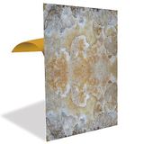 Tink Kendinden Yapışkanlı Pvc Panel, Yapışkanlı Yer Zemin Kaplama, Duvar Kaplama, Fayans Çıkartması Cappuccino Desenli 41x62 Cm (4 Adet / 1 m²)