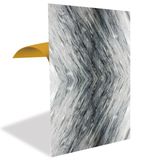 Tink Kendinden Yapışkanlı Pvc Panel, Yapışkanlı Yer Zemin Kaplama, Duvar Kaplama, Fayans Çıkartması Çizgili Gri Mermer Desenli 41x62 Cm (4 Adet / 1 m²)