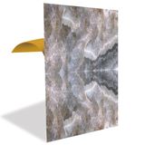 Tink Kendinden Yapışkanlı Pvc Panel, Yapışkanlı Yer Zemin Kaplama, Duvar Kaplama, Fayans Çıkartması Kahverengi Buzlu Mermer Desenli 41x62 Cm (12 Adet / 3 m²)