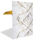 Tink Kendinden Yapışkanlı Sarı Çizgili Desenli PVC Panel 41x62 cm (4 Adet / 1 m²)