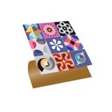 Tink Kendinden Yapışkanlı Şeker Desenli Pvc Karo 30X30 cm (4 Adet) 0,36 M2