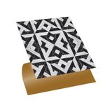 Tink Kendinden Yapışkanlı Siyah-beyaz Desenli Pvc Karo 30x30 Cm