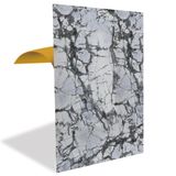 Tink Kendinden Yapışkanlı Siyah Çizgi Desenli Pvc Panel 41X62 cm (4 Adet) 1 M²