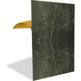 Tink Kendinden Yapışkanlı Siyah-Yeşil Mermer Desenli Pvc Panel 41x62 Cm 4 Adet 1 M²