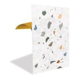 Tink Kendinden Yapışkanlı Terrazzo Desenli PVC Panel, Yapışkanlı Yer Zemin Kaplama, Duvar Kaplama, Fayans Çıkartması 41x62cm 4 Adet / 1 m²