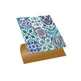 Tink Kendinden Yapışkanlı Tezgah Arası Kaplama Çini 019 Karma Desenli Pvc Karo 30X30 cm (11 Adet) 1m2
