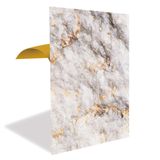 Tink Kendinden Yapışkanlı Yer Zemin Kaplama, Duvar Kaplama, Fayans Çıkartması Mermer Desenli Pvc Panel 41x62 Cm (12 Adet / 3 m²)
